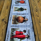 Halloween Table Runner - Handmade, Quilted - Unique Riley Blake Pumpkin Seed Packets-#2 (15x50) FREE SHIPPING and Ready to Ship!