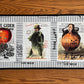 Halloween Quilted Table Runner - Handmade Unique - Riley Blake Pumpkin Seed Packets#2 (15x50)