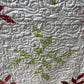 Christmas Snowflakes Handmade Quilt, Baby Blanket, Adult Lap Quilt - 47x47, Gender Neutral - Ready to Ship