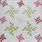 Christmas Snowflakes Handmade Quilt, Baby Blanket, Adult Lap Quilt - 47x47, Gender Neutral - Ready to Ship