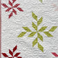 Christmas Snowflakes Handmade Quilt, Baby Blanket, Adult Lap Quilt - 47x47, Gender Neutral - Ready to Ship