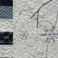 Handmade Snowman Baby Quilt, Winter Wall Hanging (40x48.5)  Ready to Ship!