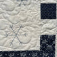 Handmade Snowman Baby Quilt, Winter Wall Hanging (40x48.5)  Ready to Ship!