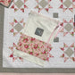 Baby Girl Quilt - Pink, Grey & White - Handmade Custom Heirloom Quality Baby Blanket - Ready to Ship