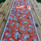 Halloween Table Runner - Handmade Quilted, Orange & Grey (12.5x52)  - READY TO SHIP!