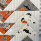 Handmade Halloween Quilted Table Runner - Custom Quilted  (15.5x 49.5) ONE OF A KIND - Ready to Ship!