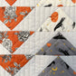 Handmade Halloween Quilted Table Runner - Custom Quilted  (15.5x 49.5) ONE OF A KIND - Ready to Ship!