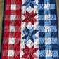 Handmade Star Spangled Table Runner - Patriotic Red, White & Blue -  Custom Order for MH