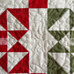 Handmade Christmas Baby Quilt, Baby's First Christmas Blanket, Adult Lap Quilt, Table Topper, Wall Hanging (37.5x37.5)