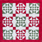 Handmade Christmas Baby Quilt, Baby's First Christmas Blanket, Adult Lap Quilt, Table Topper, Wall Hanging (37.5x37.5)