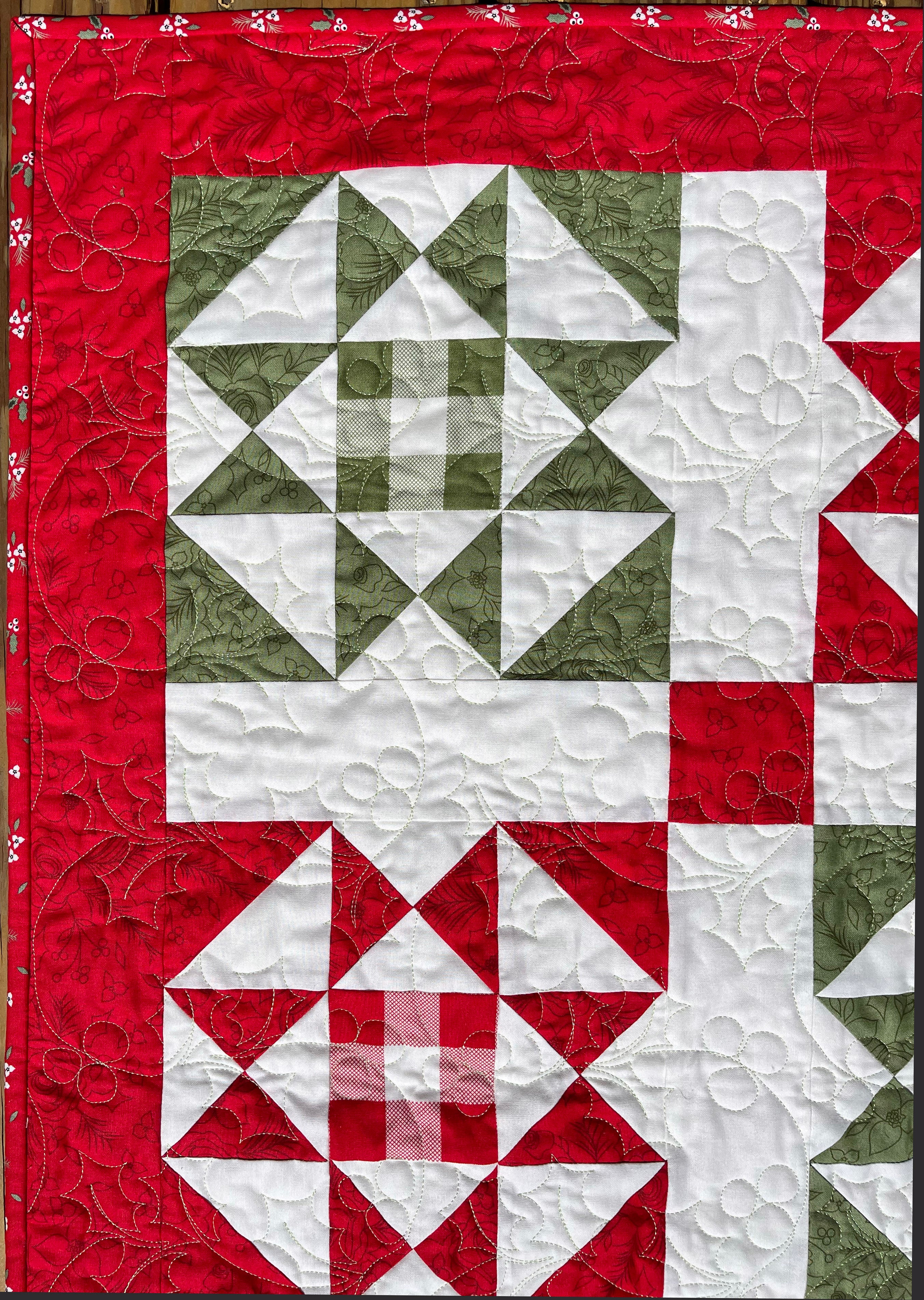 Baby christmas quilt on sale