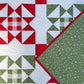 Handmade Christmas Baby Quilt, Baby's First Christmas Blanket, Adult Lap Quilt, Table Topper, Wall Hanging (37.5x37.5)