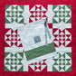 Handmade Christmas Baby Quilt, Baby's First Christmas Blanket, Adult Lap Quilt, Table Topper, Wall Hanging (37.5x37.5)