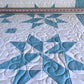 Handmade Throw Quilt - Stars & Clouds - Baby/Lap/Throw - 54(W)x57(L)
