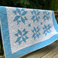 Handmade Throw Quilt - Stars & Clouds - Baby/Lap/Throw - 54(W)x57(L)