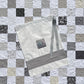 Handmade Baby Quilt - Neutral Colors Baby Blanket, Tan, Grey, Cream & White, Gender Neutral, Adult Lap Quilt (36x39) Free Shipping!