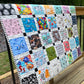 Handmade Horse Storybook Quilt (36.5x43) Custom Order for Kat