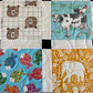 Storybook6 Handmade Baby Quilt - Special Order for Margot (37.75x43.5)