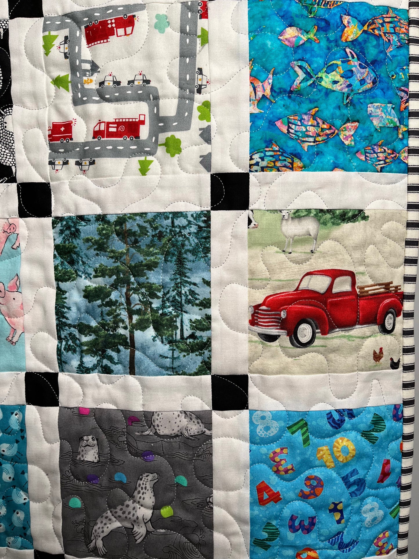 Storybook 8 Quilt - Custom Order for KS (39"x49")