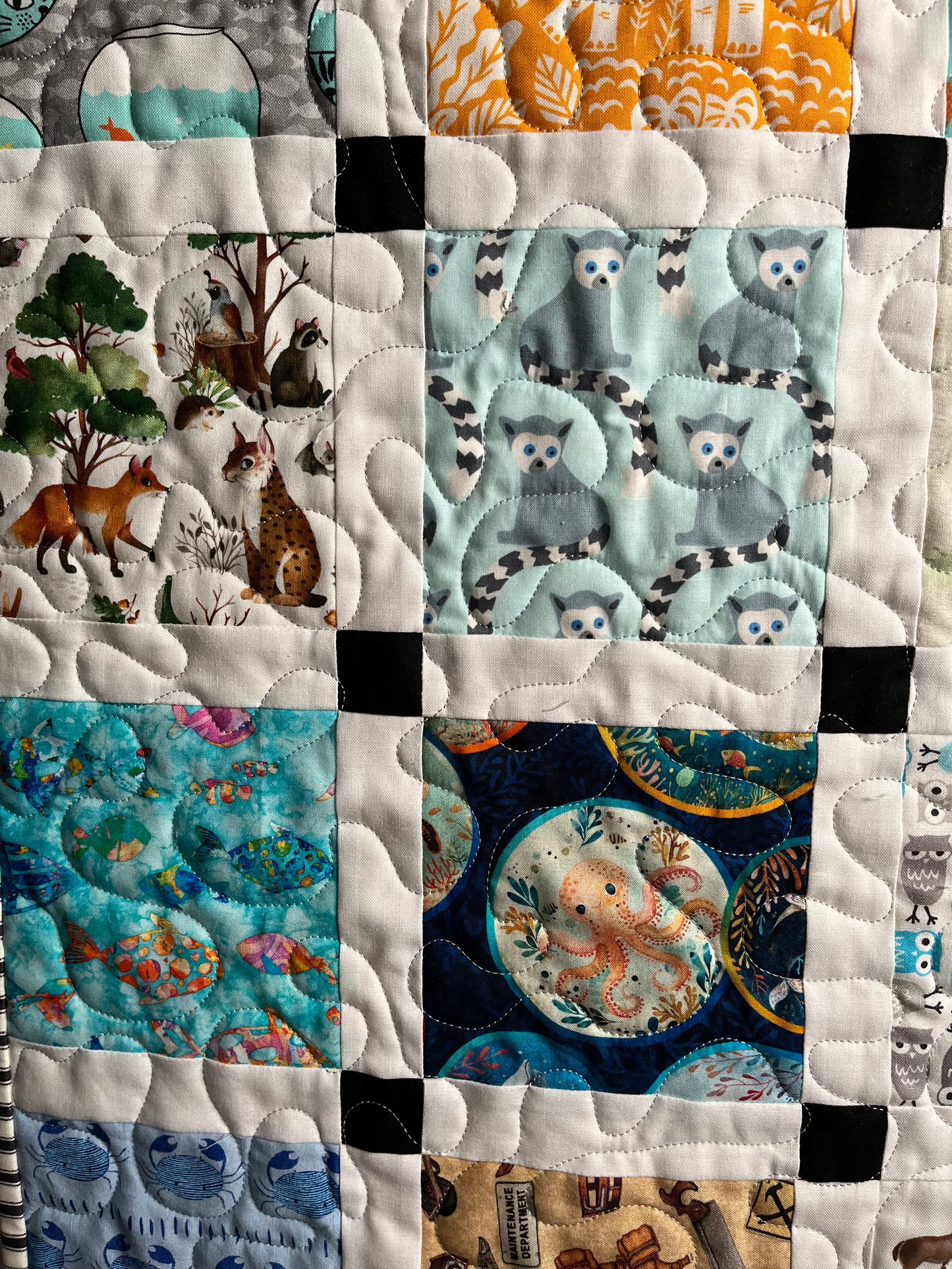 Storybook 8 Quilt - Custom Order for KS (39"x49")