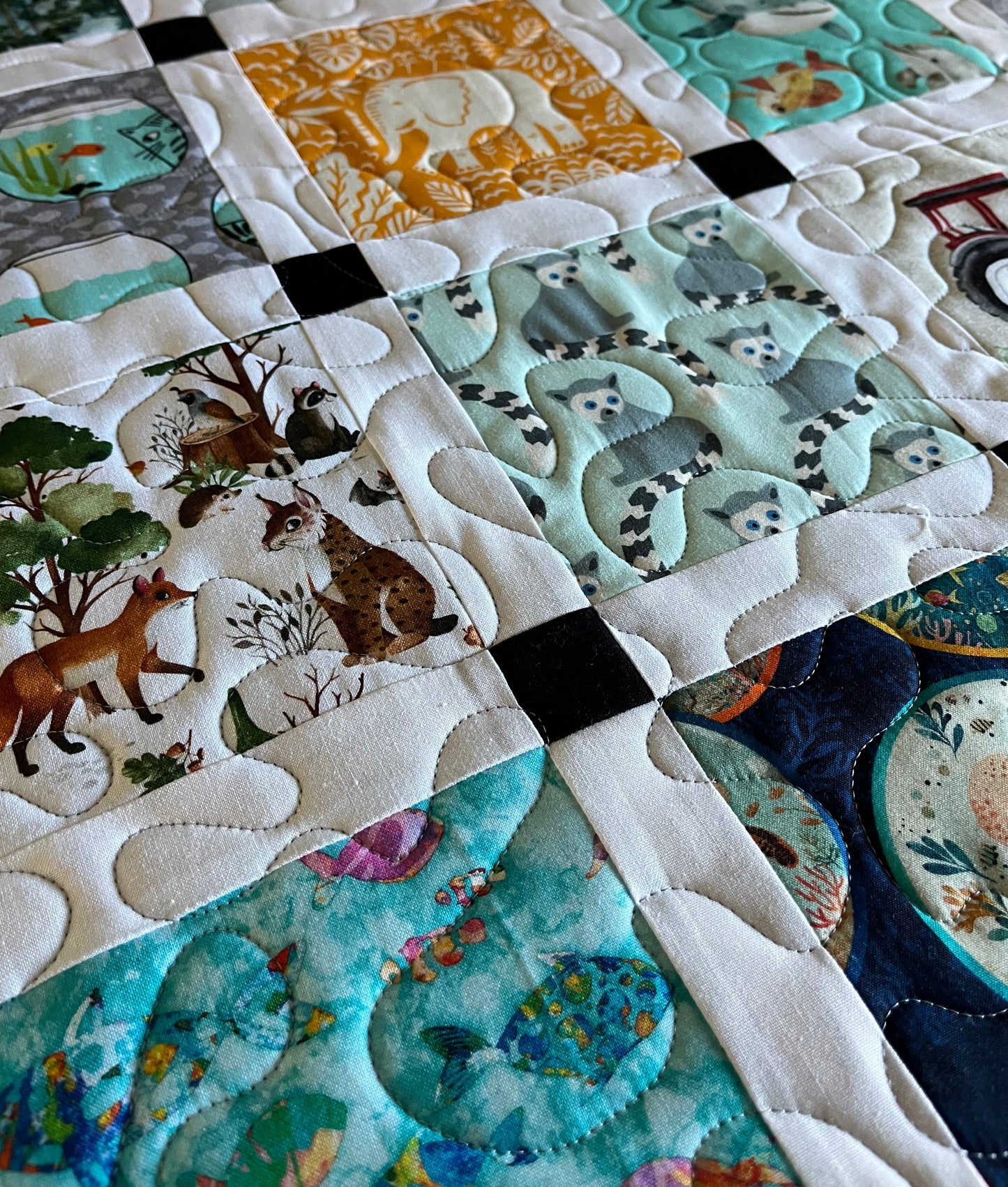 Storybook 8 Quilt - Custom Order for KS (39"x49")
