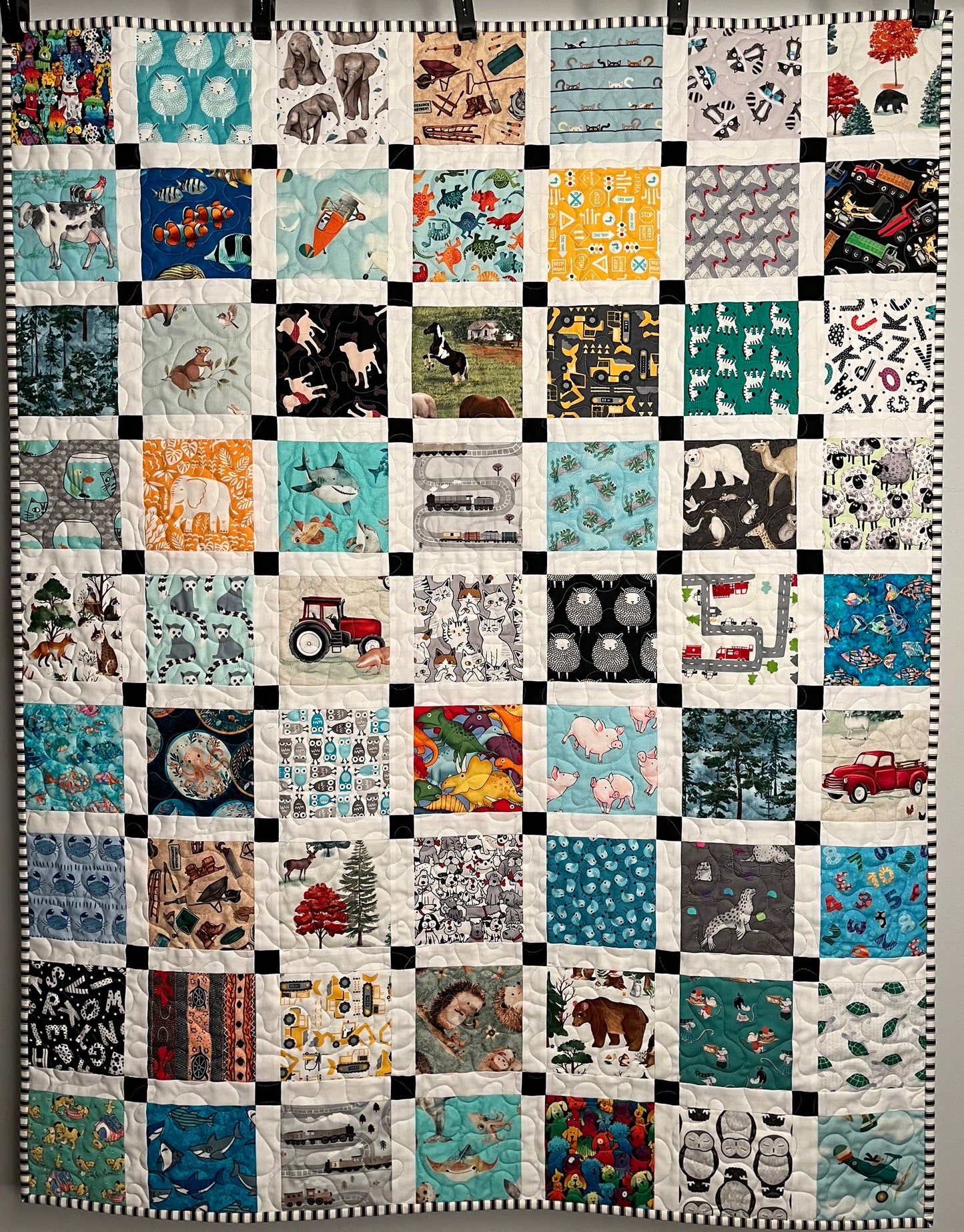 Storybook 8 Quilt - Custom Order for KS (39"x49")