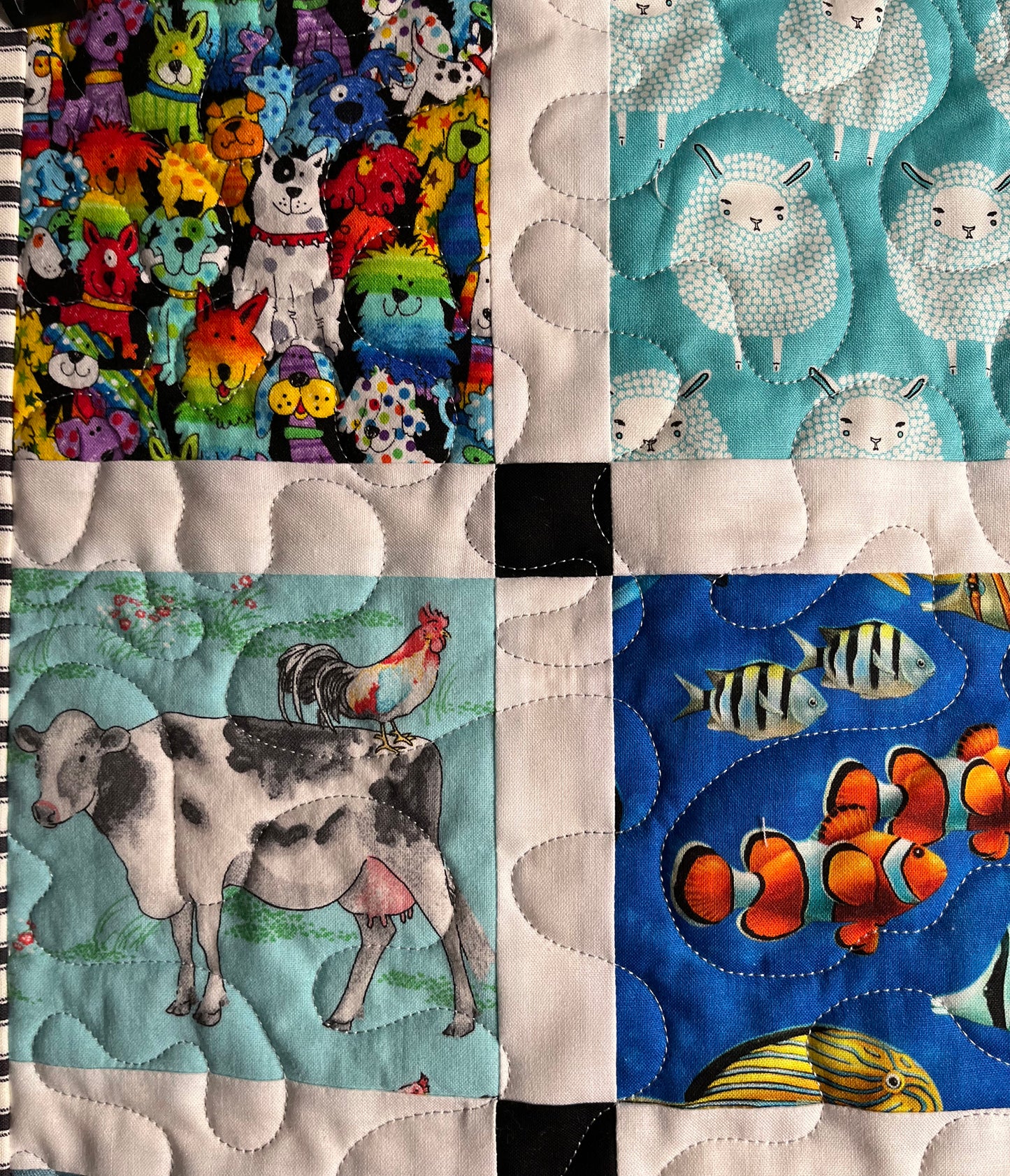 Storybook 8 Quilt - Custom Order for KS (39"x49")