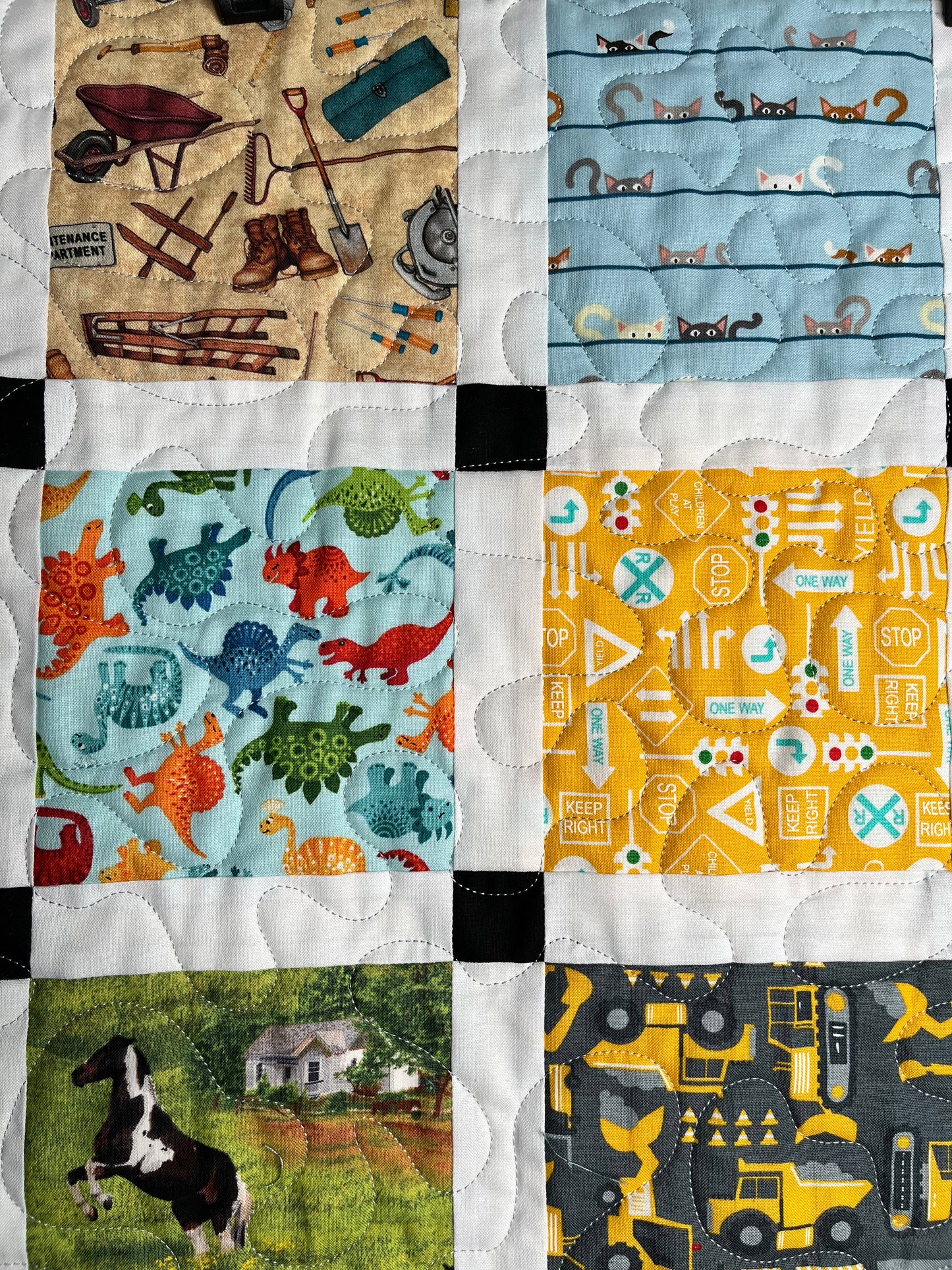 Storybook 8 Quilt - Custom Order for KS (39"x49")