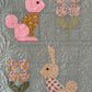 Handmade Easter Baby Quilt - Tilda Spring Hare Quilt - Lap Quilt - Custom Order for MH