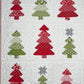 Handmade Baby Quilt - Tis the Season Christmas Heirloom Blanket, Xmas Tree Table Topper, Wall Hanging (36.5x40.5)