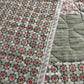 Vintage Vibe:  Handmade Baby Quilt, Patchwork Baby Blanket, Adult Lap Quilt (36.5x45.5) Ready to Ship