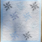 Winter Snowflakes Handmade Baby Quilt or Adult Lap Quilt - Grey, Powder Blue - Gender Neutral - Ready to Ship