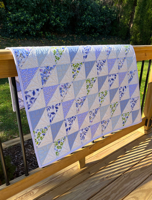 Custom Order for Karen A - Handmade Custom Quilted Flower Pot Quilt (36x40)