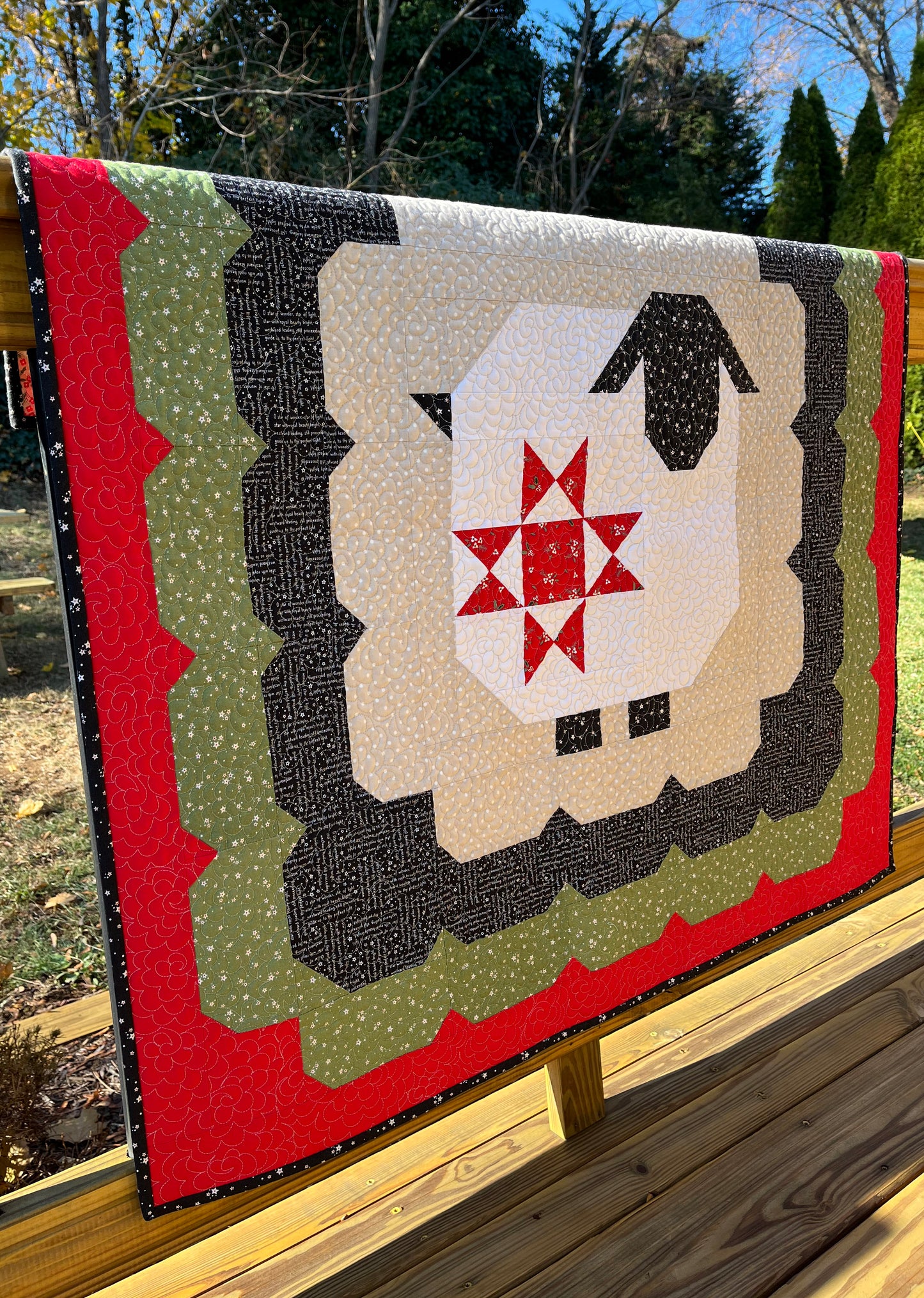 Christmas Custom Wooly Quilt for TS