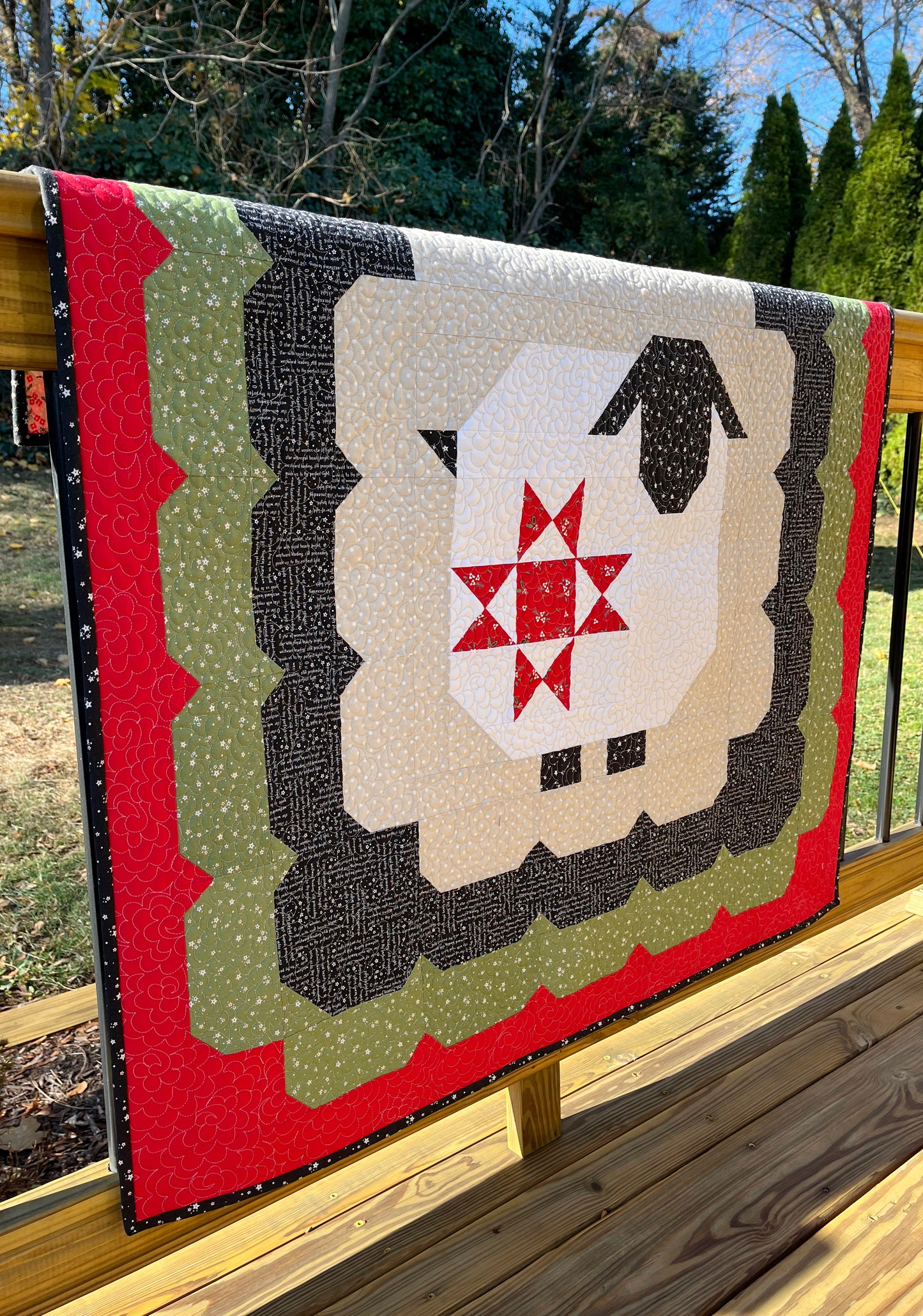 Christmas Custom Wooly Quilt for TS