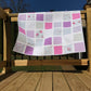 Butterfly Garden:  Purple, Pink, Grey & White Baby Quilt, Baby Blanket, Adult Lap Quilt - Ready to Ship