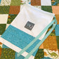 Dinosaur Baby Quilt, Handmade Baby Blanket, Gender Neutral, Free Matching Handmade Gift Bag - Ready to Ship!