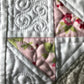 Baby Girl Quilt - Pink, Grey & White - Handmade Custom Heirloom Quality Baby Blanket - Ready to Ship