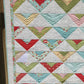 Vivian Rose:  Handmade Baby Quilt, Baby Blanket, Baby Girl Quilt, Adult Lap Quilt - Bright Colors, Custom Heirloom Quilt - Ready to Ship